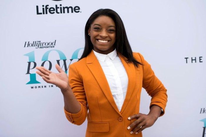 Gymnast Simone Biles, pictured in 2016, will attempt to match her Rio teammage Laurie Hernandez by winning "Dancing with the Stars"