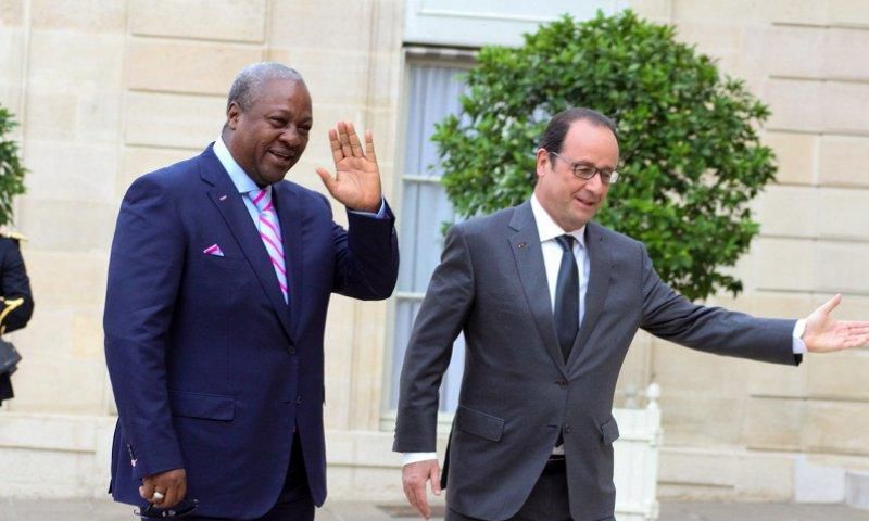 President Mahama and Hollande
