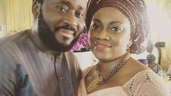 Desmond Elliot and wife