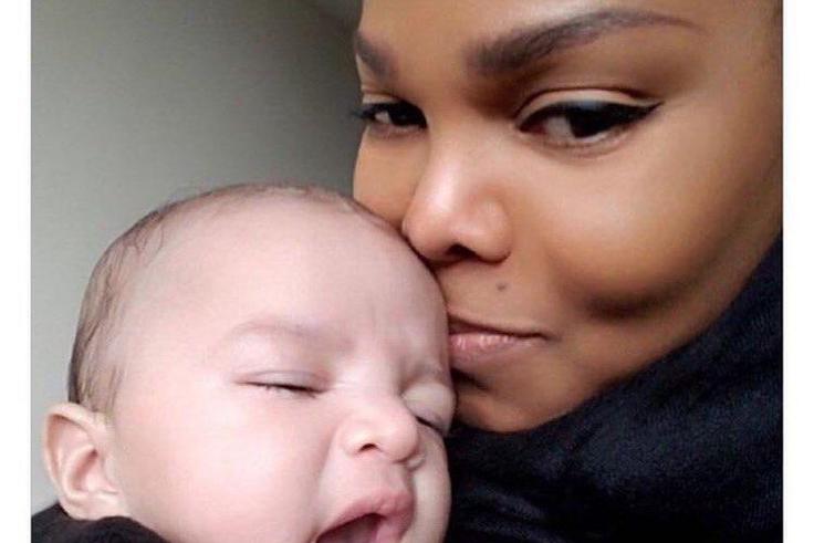 Janet Jackson and son, Eissa