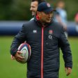 England head coach Eddie Jones takes a team training session on November 24, 2016