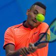 Australia's Nick Kyrgios in action against Adam Pavlasek of the Czech Republic at the Hopman Cup in Perth on January 3, 2017