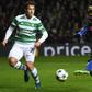 Barcelona's striker Lionel Messi (R) shoots to score against Celtic on November 23, 2016