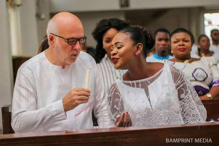 Kafui Danku and husband