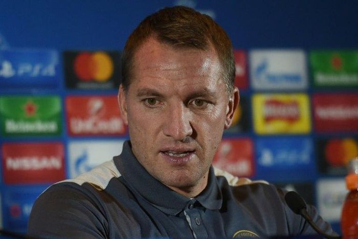 Celtic's Northern Irish manager Brendan Rodgers has slammed the state of the pitch at his club's Parkhead ground