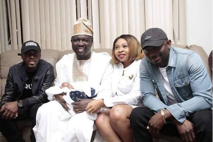 Photos from Seyilaw's baby christening