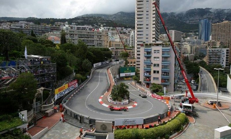 View of the Monaco street circuit during the 2016 Monaco Formula 1 Grand Prix