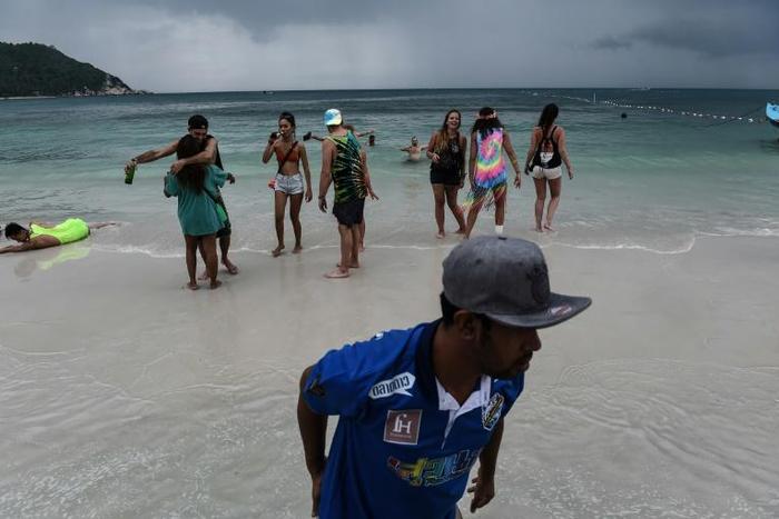 Ko Phangan and nearby Koh Tao are hugely popular with tourists over the Christmas and New Year season