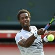 Gael Monfils, the world number eight, nailed seven aces to oust fellow Frenchman Gilles Simon 6-1, 6-4 in one hour and 16 minutes