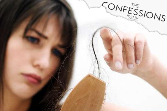 Hair loss in post-pregnancy.