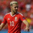Wales' midfielder Aaron Ramsey in action during a Euro 2016 match against Northern Ireland in Paris