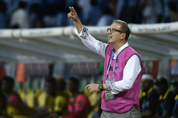 Belgian Georges Leekens coaches Algeria, who has just one point to their name in the Africa Cup of Nations