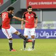 Egypt's forward Mohamed Salah (L) takes a free kick to score a goal during the 2017 Africa Cup of Nations group D football match against Ghana in Port-Gentil on January 25, 2017