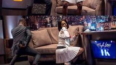 IK Osakioduwa gets twerking lessons from Tiwa Savage