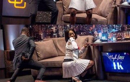 IK Osakioduwa gets twerking lessons from Tiwa Savage
