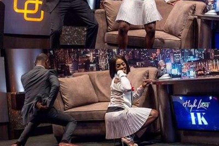 IK Osakioduwa gets twerking lessons from Tiwa Savage