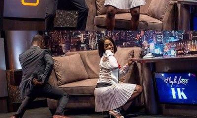 IK Osakioduwa gets twerking lessons from Tiwa Savage