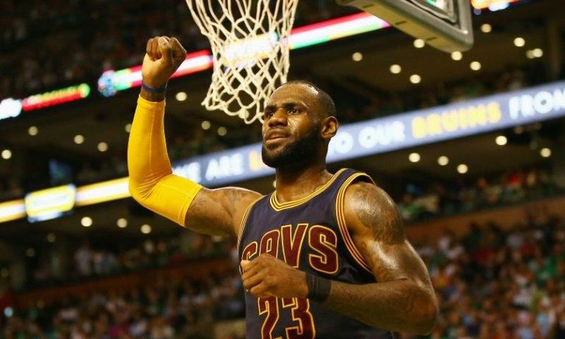 LeBron James of the Cleveland Cavaliers, pictured in action on May 19, 2017, has improved educational opportunities for more than 1,100 at-risk and disadvantaged youth in his hometown of Akron, Ohio, through his charity foundation