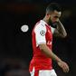 Arsenal's Theo Walcott scored his side's only goal in the 5-1 defeat to Bayern Munish at the Emirates stadium in London, on March 7, 2017