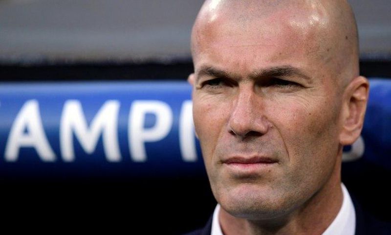Real Madrid's coach Zinedine Zidane pictured during a Champions League quarter-final against Bayern Munich on April 18, 2017