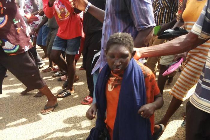 Natives of Sogakope claim to have captured a dwarf god