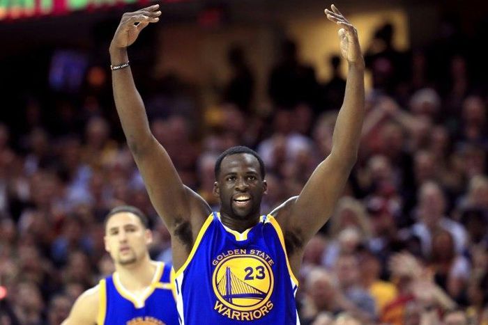 Draymond Green will try to help the Warriors, who lead this year's best-of-seven series 3-1, defeat the defending champion Cleveland Cavaliers on Monday in Oakland to capture the crown