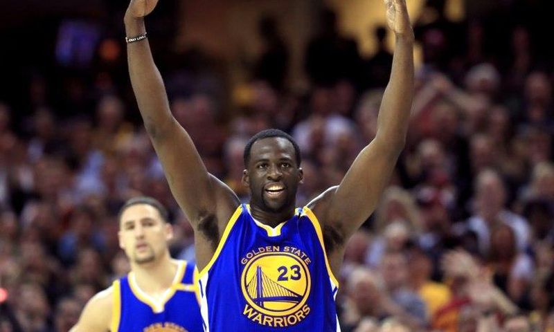 Draymond Green will try to help the Warriors, who lead this year's best-of-seven series 3-1, defeat the defending champion Cleveland Cavaliers on Monday in Oakland to capture the crown
