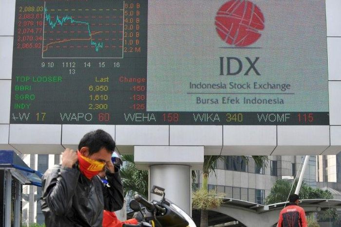 The giant electronic billboards in Indonesia are locally known as 'videotrons'