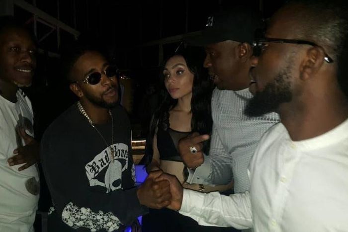 American superstar Omarion and Ghana's Bisa Kdei hang out
