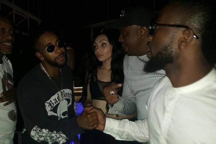 American superstar Omarion and Ghana's Bisa Kdei hang out
