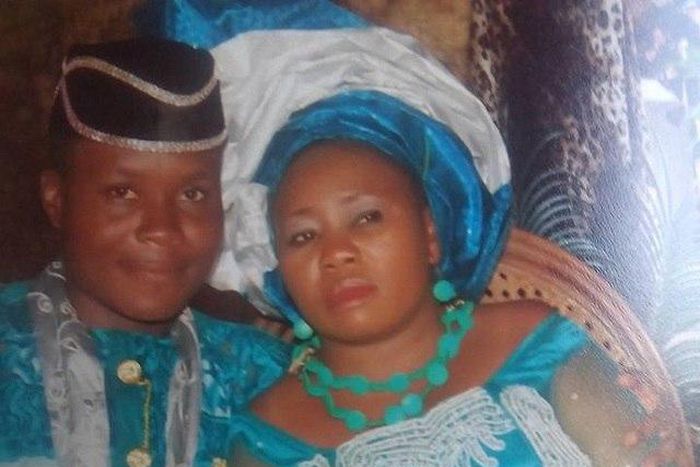 Isaiah Otong and Idongesit Udoma on their wedding day