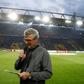 Dortmund's Norbert Dickel announces the postponement of the match after the team bus of Borussia Dortmund had some windows broken by an explosion prior to the UEFA Champions League match BVB Borussia Dortmund v Monaco on April 11, 2017