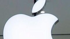 The Apple logo is seen at the company's store in Grand Central Terminal, in New York.