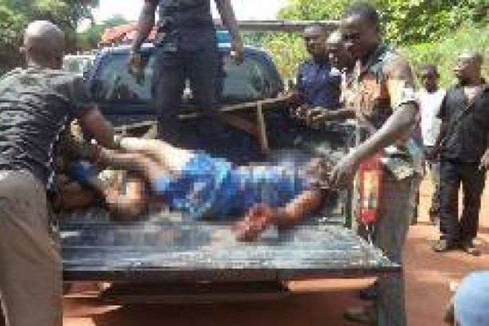 Two prisoners perish in gory accident