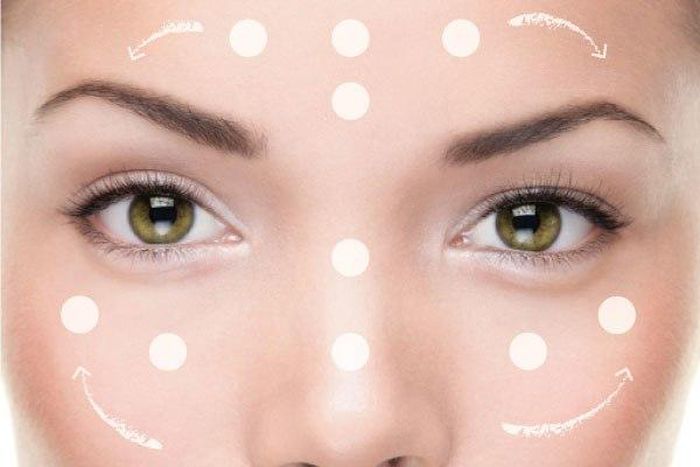 Applying makeup primers