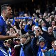 Chelsea's striker Diego Costa celebrates after scoring on December 11, 2016