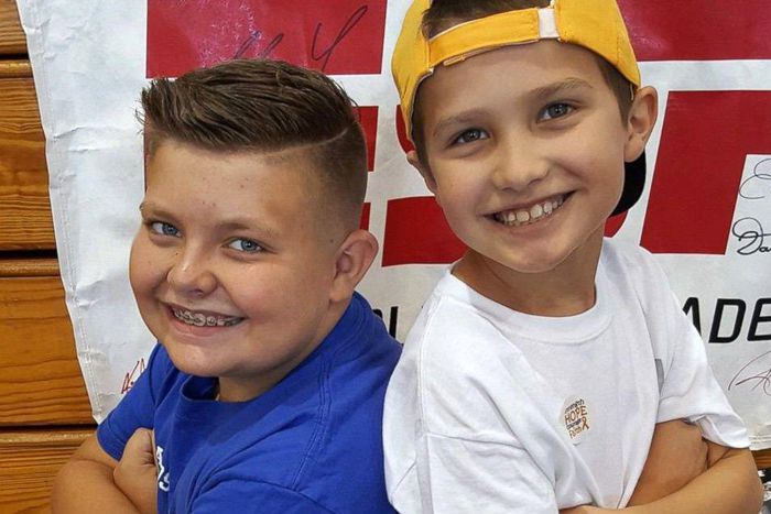 Boy sells his baseball cards to help his friends fight cancer