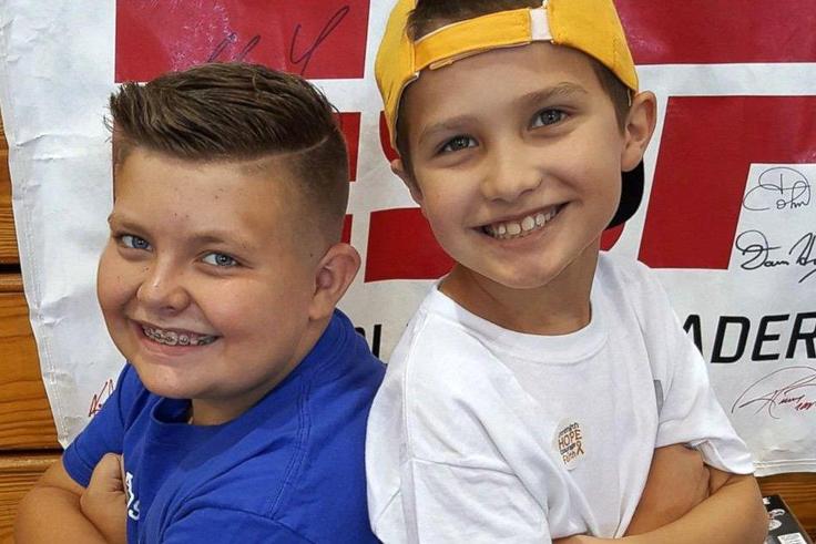 Boy sells his baseball cards to help his friends fight cancer