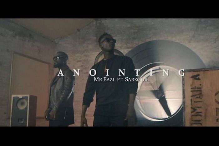 Mr Eazi's "Anointing" cover artwork featuring Sarkodie