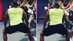 This trainer inspires his clients to lose weight by twerking