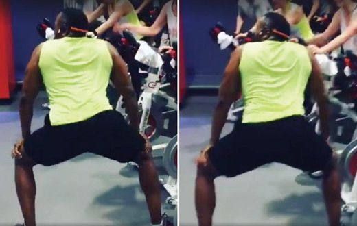 This trainer inspires his clients to lose weight by twerking