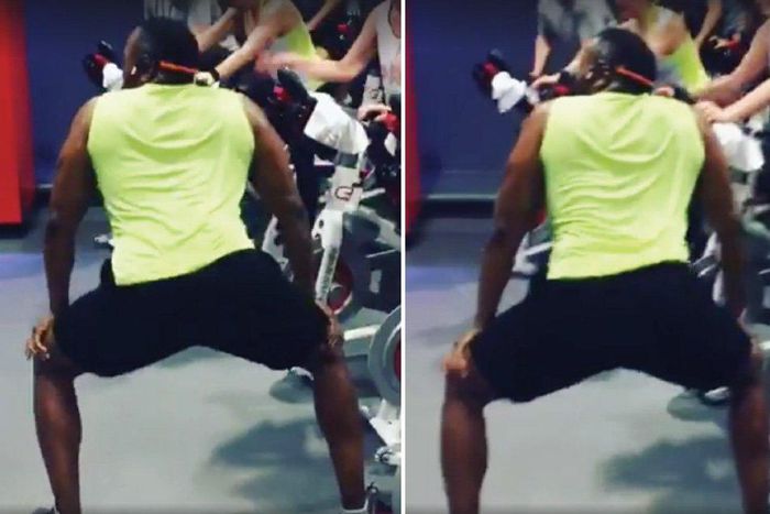 This trainer inspires his clients to lose weight by twerking