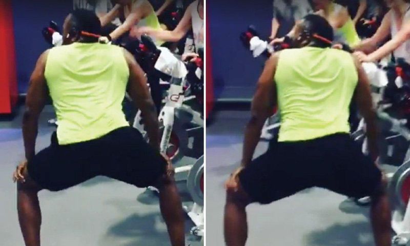This trainer inspires his clients to lose weight by twerking