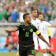 Giovani Dos Santos of Mexico celebrates scoring a goal against New Zeland during their friendly at the Nissan Stadium in Nashville, Tennessee, on October 8, 2016