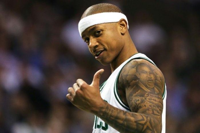 Isaiah Thomas led the Boston Celtics with 30 points in their NBA Eastern Conference 112-108 victory against the Miami Heat, at TD Garden in Boston, Massachusetts, on March 26, 2017