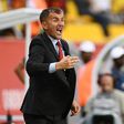 Uganda's Serbian coach Milutin Sredojevic reacts during the 2017 Africa Cup of Nations group D football match between Ghana and Uganda in Port-Gentil on January 17, 2017