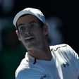 Andy Murray in action against Illya Marchenko during their Australian Open first round match, in Melbourne on January 16, 2017