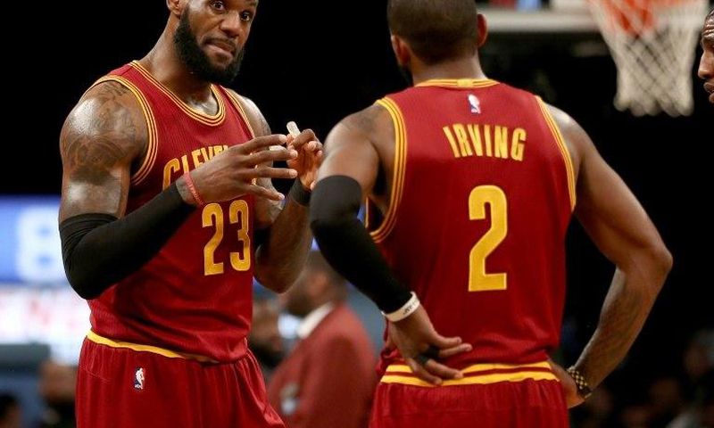 LeBron James and Kyrie Irving of the Cleveland Cavaliers have been named Eastern Conference all-star starters