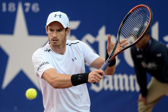 Andy Murray pictured at the 2017 Barcelona Open