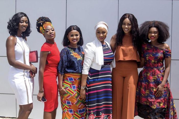 Regina, Efya, Nana Ama Mcbrown, Samira Bawumia, Yvonne Nelson and Becca